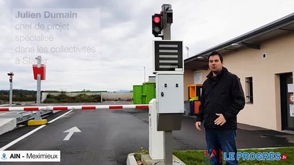 Lecture des plaques à la déchetterie