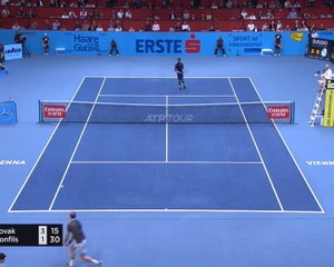 تنس: بطولة فيينا: مونفيس يهزم نوفاك 2-6 و 7-5 و 6-3