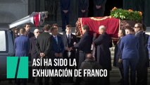 Los restos de Franco se trasladan del Valle de los Caídos al cementerio de Mingorrubio