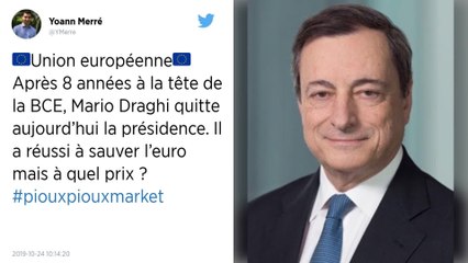 BCE. « Super Mario » Draghi passe le témoin à Christine Lagarde en pleine bataille interne