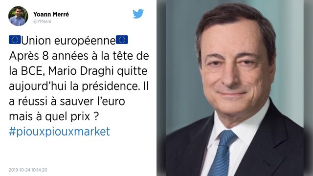 BCE. « Super Mario » Draghi passe le témoin à Christine Lagarde en pleine bataille interne