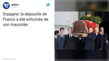 La dépouille de Franco a été exhumée en Espagne