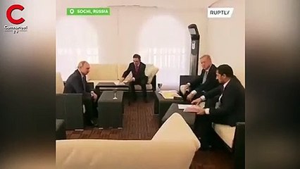 Erdoğan-Putin görüşmesinde dikkat çeken harita detayı