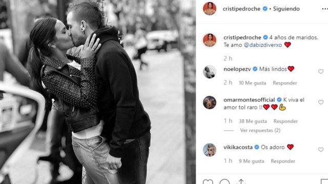 Cristina Pedroche y Daviz Muñoz celebran cuatro años de amor