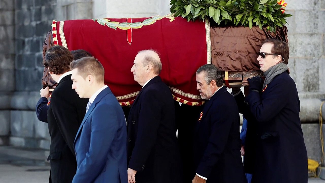 Leichnam von spaniens ex-diktator franco umgebettet