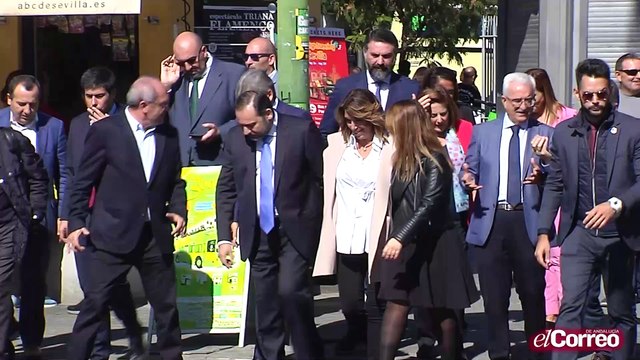 Ábalos y Díaz homenajean a represaliados del franquismo en Sevilla