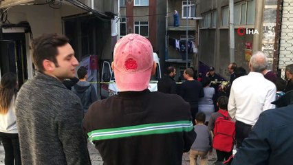 Şişli'de deprem nedeniyle mağdur olduğunu iddia eden kadın intihar teşebbüsünde bulunuyor