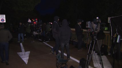 Periodistas en el Valle de los Caídos