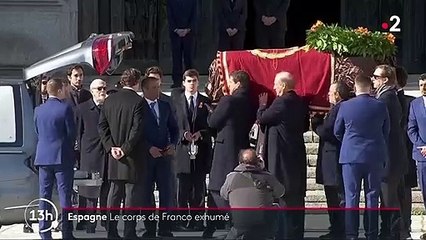 Espagne : la dépouille du général Franco exhumée