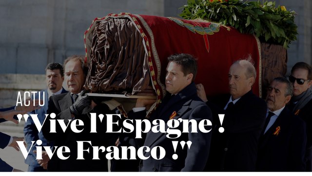 En Espagne, la famille du dictateur crie vive Franco pendant l'exhumation de sa dépouille
