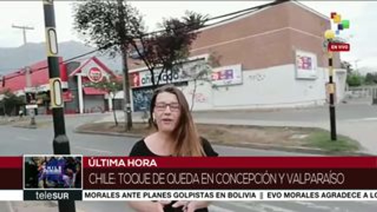 Chile: toque de queda en zona metropolitana iniciará a las 22 horas