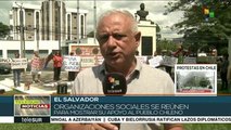 Movimientos salvadoreños expresan apoyo al pueblo chileno