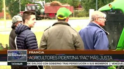 Agricultores de Alemania y Francia protestan contra la PAC de la UE
