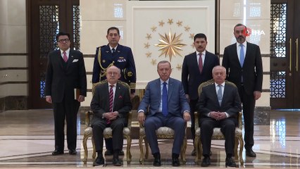 Büyükelçiler Erdoğan’a güven mektubu sundu