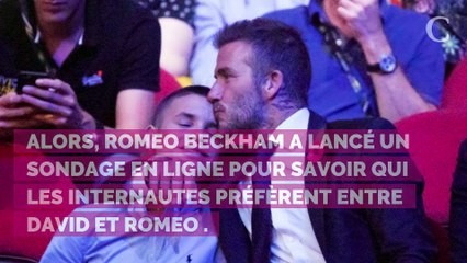 Romeo Beckham se fait l'une des coiffures emblématiques de son père