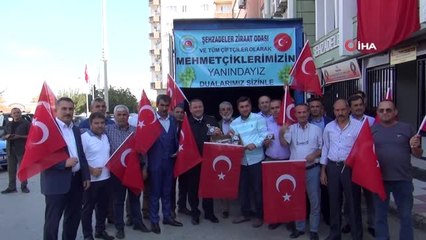Manisalı çiftçilerden Mehmetçiğe enerji kaynağı kuru üzüm