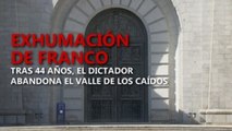 Exhumación de Franco, tras 44 años el dictador abandona el Valle de los Caídos