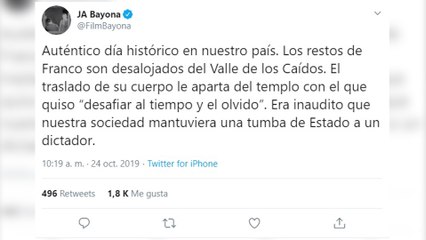 Los famosos valoran la exhumación de Franco