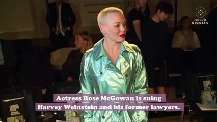 Rose McGowan is suing Harvey Weinstein for conspiring to discredit her rape allegation