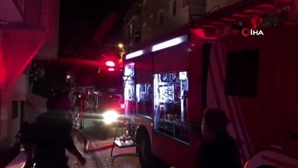 Avcılar'da korkutan ev yangını