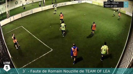 Faute de Romain Nouzille pour TEAM OF LEA le jeudi 24 octobre à 20:40