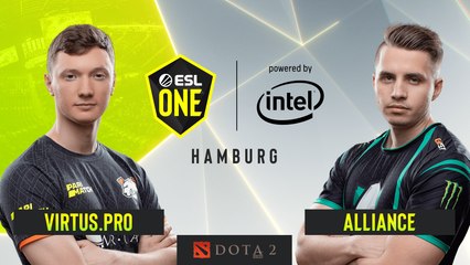 Dota2 - Alliance vs. Virtus.pro - Game 2 - Group A - ESL One Hamburg 2019
