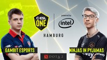 Dota2 - Gambit Esports vs. Ninjas in Pyjamas - Game 1 - Group B - ESL One Hamburg 2019