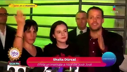Shaila Dúrcal envía mensaje a los hijos de José José