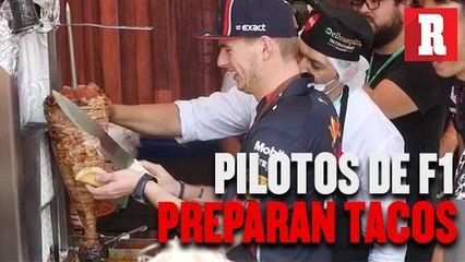 Max Verstappen, piloto de F1, prepara tacos al pastor