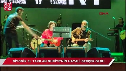 Descargar video: Biyonik el takılan Nuriye'nin hayali gerçek oldu