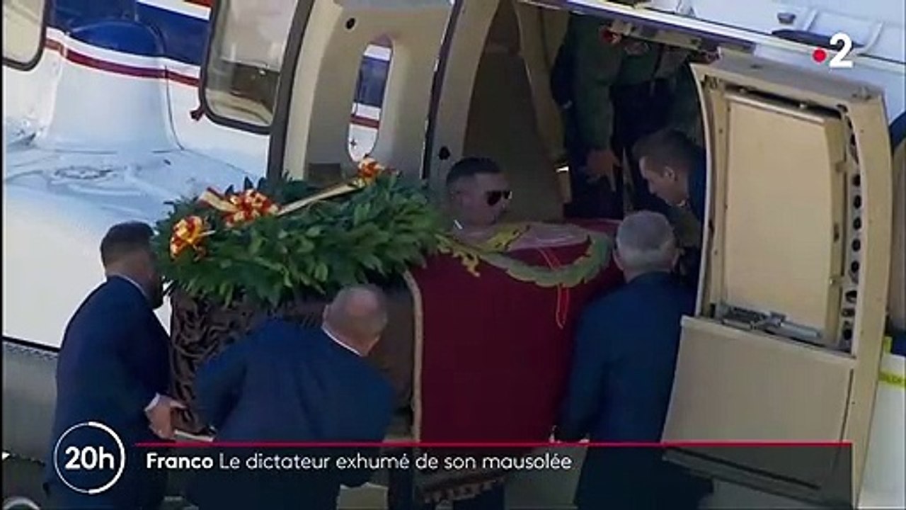 Espagne : la dépouille de Franco déplacée de son mausolée vers un cimetière discret