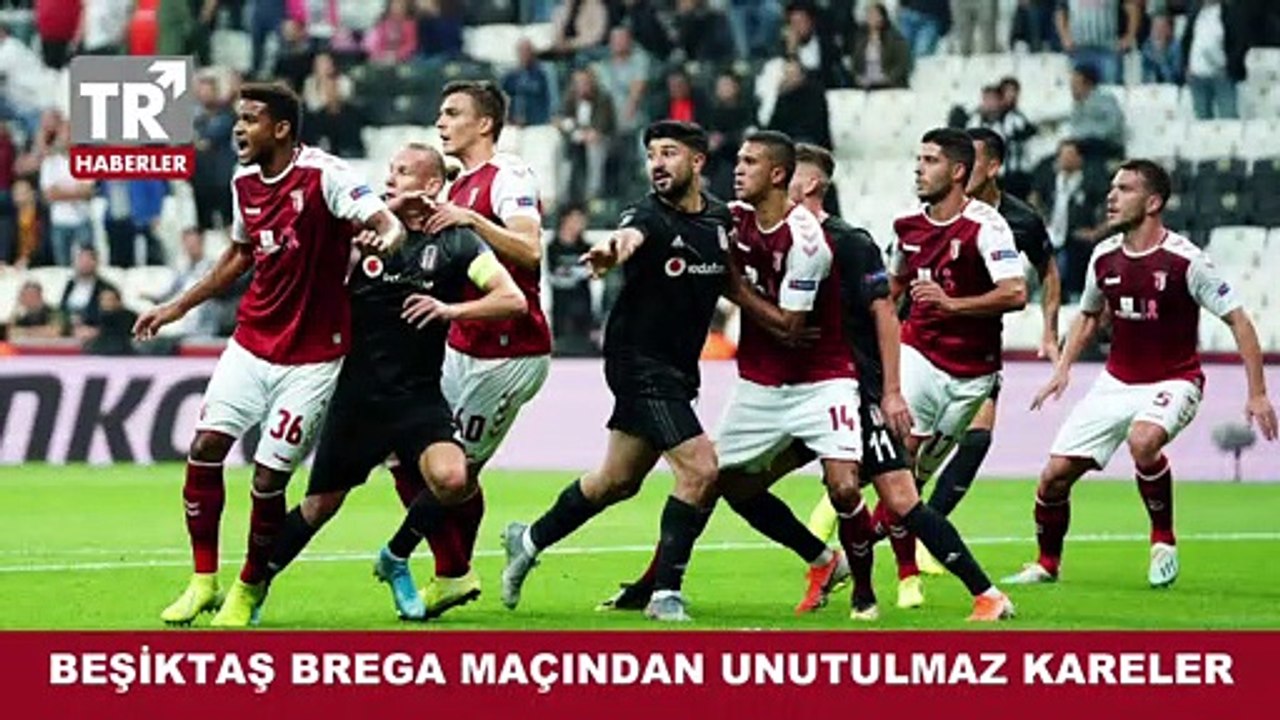 Beşiktaş - Braga Maçından Unutulmaz Kareler
