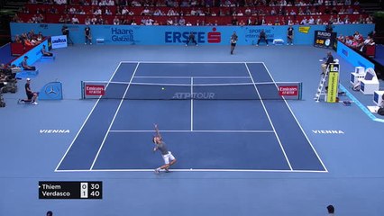 Download Video: Thiem survives Verdasco scare in Vienna