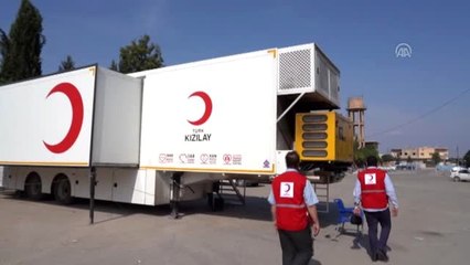 Türk Kızılayından, Tel Abyad'a mobil klinik - TEL