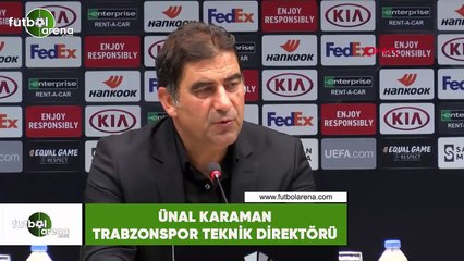 Ünal Karaman: "Kaybettiğimiz için üzgünüz"