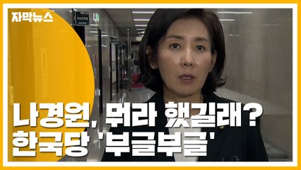 [자막뉴스] 한국당, 나경원 한마디에 '부글부글'...뭐라 했길래? / YTN