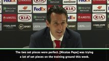 Emery reveals Pepe practised his stunning free-kicks in training