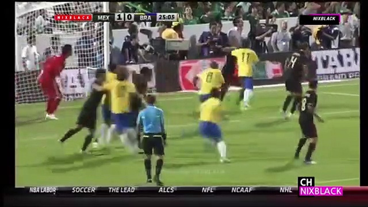 Brazil 2-1 Mexico 2011 Friendly Match All goals & Highlights FHD_1080P