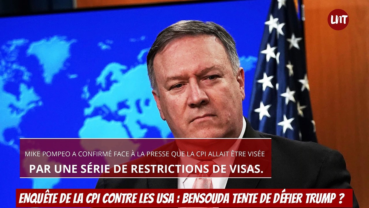 Enquête de la CPI contre les USA : Bensouda tente de défier Trump