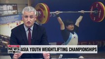 S. Korea weightlifter Kim Han-sol wins 3 silver medals at youth competition held in Pyeongyang