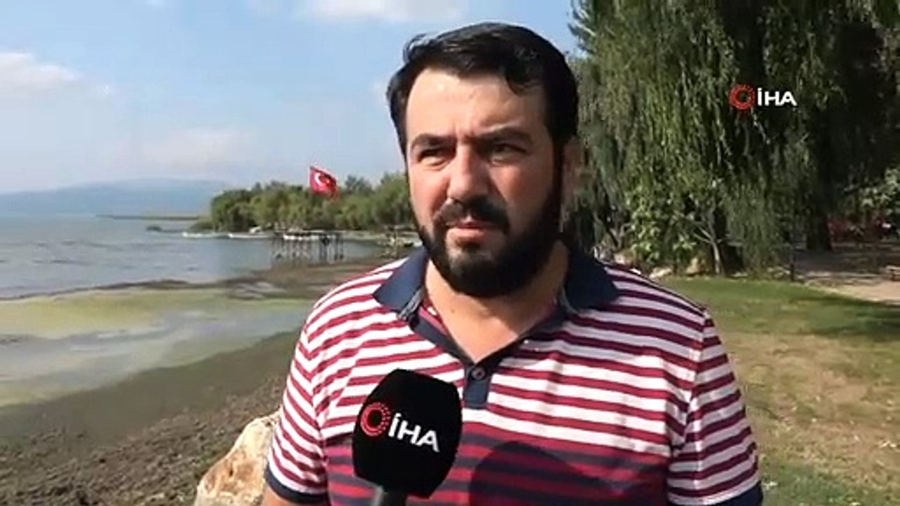 Görenler şaşırıyor...İznik Gölü 25 metre çekildi