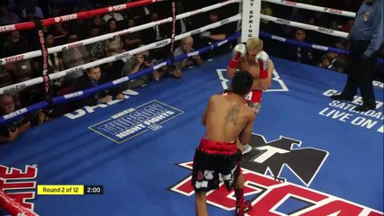 Heno vs Soto - Round 1 Straight punch