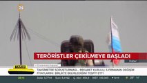 PKK/PYD'li teröristler çekilmeye başladı