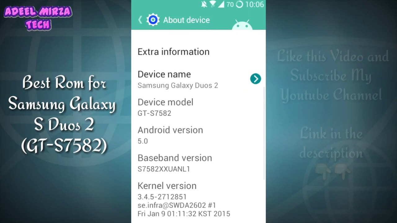 Best Lollipop Rom For Samsung Galaxy Duos 2 (GT-S7582)