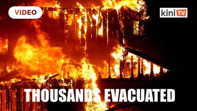 Thousands evacuated as wildfires rage across California