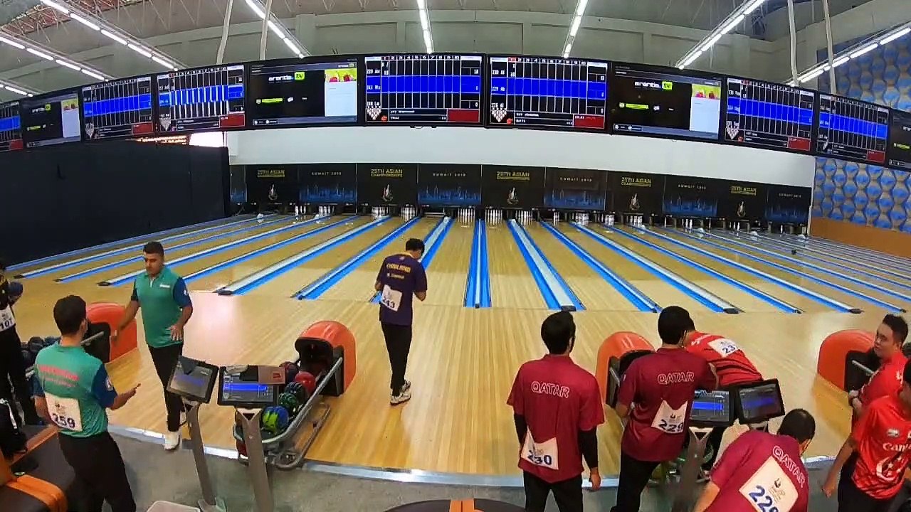 Trios Squad 1 Block 1 - Lanes 33-40 - 25th Asian Tenpin Bowling Championships 2019