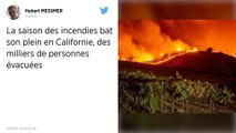 Californie. Un violent incendie se propage au milieu des vignobles de Sonoma