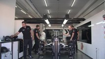 Formula E Test Drives in Valencia, Garage