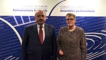 TBMM Başkanı Şentop, Avrupa Konseyi Parlamenter Meclisi Başkanı Pasquier ile görüştü - STRAZBURG