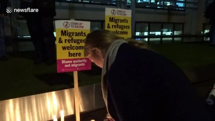 Londoners gather to pay tribute to 39 dead Chinese migrants